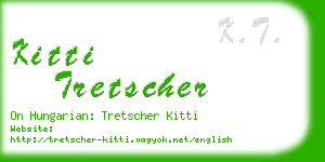 kitti tretscher business card